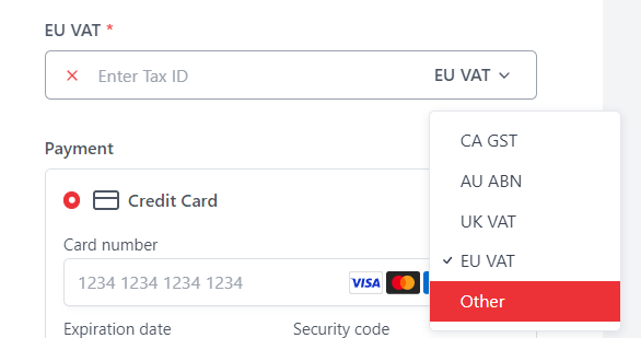 Eu Vat Number